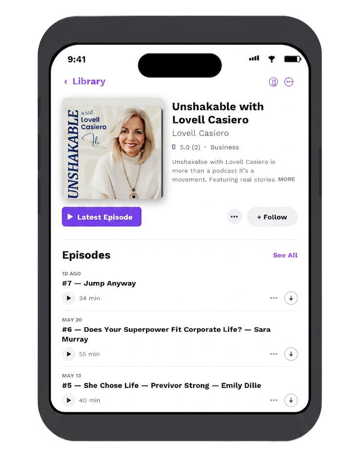 iPhone Apple Podcast